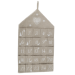 Christmas 25 Day Hanging Burlap Fabric Advent Calendar