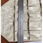 Christmas 25 Day Hanging Burlap Fabric Advent Calendar - Image 4