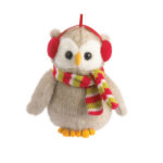 Fluffy Owl Plushie Adorable Owl Plushie Xmas plush owl toy