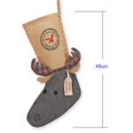 High Quality Burlap Christmas Stocking - Image 3