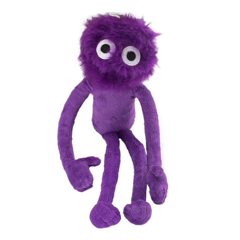 Hot Selling Fashion Custom Plush Toy Juguetes Purple Monster Doll (2) Hot Selling Fashion Custom Plush Toy Juguetes Purple Monster Doll - Image 1