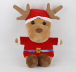 ICTI Toy Factory Custom Made Soft Toy Plush Stuffed Christmas Reindeer - Image 2