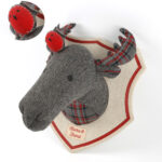 The Moose Plush Stuffed Animal Head Wall Decoration Wall Mount - Image 2
