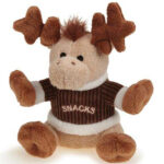 Cuddly Moose Toy for Christmas