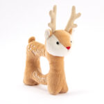 Wholesale Baby's First Christmas Soft Reindeer Rattle Manufacturer in China — BSCI-Audited Plush Holiday Teether & Sensory Toy for Global Retailers - Image 3