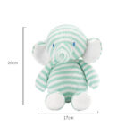 Wholesale Soft Knit Striped Elephant Plush Toy Manufacturer in Guangdong - Image 5