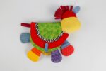 Colorful Baby Activity Book Toy with Crinkle Paper, Squeaker, Teething Rings & Textured Fabrics – Soft Plush Horse Design for Sensory Play and Early Learning - Image 4