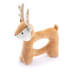 Wholesale Baby's First Christmas Soft Reindeer Rattle Manufacturer in China — BSCI-Audited Plush Holiday Teether & Sensory Toy for Global Retailers - Image 5