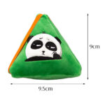 Food-Themed Catnip Plush Toys – Cheese Panda Sushi Slice (Set of3) - Image 2