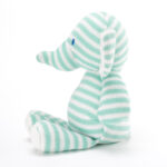 Wholesale Soft Knit Striped Elephant Plush Toy Manufacturer in Guangdong - Image 3