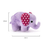 BSCI Factory Custom Stuffed Purple Elephant Plush Toy Manufacturer - Image 3