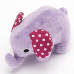 BSCI Factory Custom Stuffed Purple Elephant Plush Toy Manufacturer - Image 2