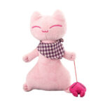 BSCI Factory Wholesale Custom Kawaii Plush Black and Pink Cat Toy - Image 6