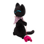 BSCI Factory Wholesale Custom Kawaii Plush Black and Pink Cat Toy - Image 4