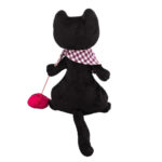 BSCI Factory Wholesale Custom Kawaii Plush Black and Pink Cat Toy - Image 3