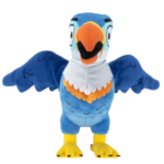 BSCI Factory Wholesale Soft Toy Plush Blue Bird Stuffed Animal Custom Parrot Toy
