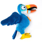 BSCI Factory Wholesale Soft Toy Plush Blue Bird Stuffed Animal Custom Parrot Toy - Image 3