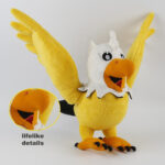 BSCI Factory custom lifelike plush bird stuffed eagle toy for toddlers - Image 2