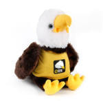 OEM BSCI Factory Stuffed Plush Bald Eagle Toy Gifts for Kids