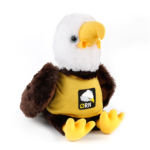 OEM BSCI Factory Stuffed Plush Bald Eagle Toy Gifts for Kids