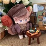 Wholesale Custom 20cm Fluffy Fox Plush Doll with Detachable Tail Scarf & Optional Skeleton - Image 4