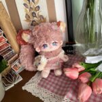 Wholesale Custom 20cm Fluffy Fox Plush Doll with Detachable Tail Scarf & Optional Skeleton - Image 3