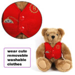 Wholesale Custom Vest Teddy Bear Plush Animal Toy BSCI Manufacturer - Image 6